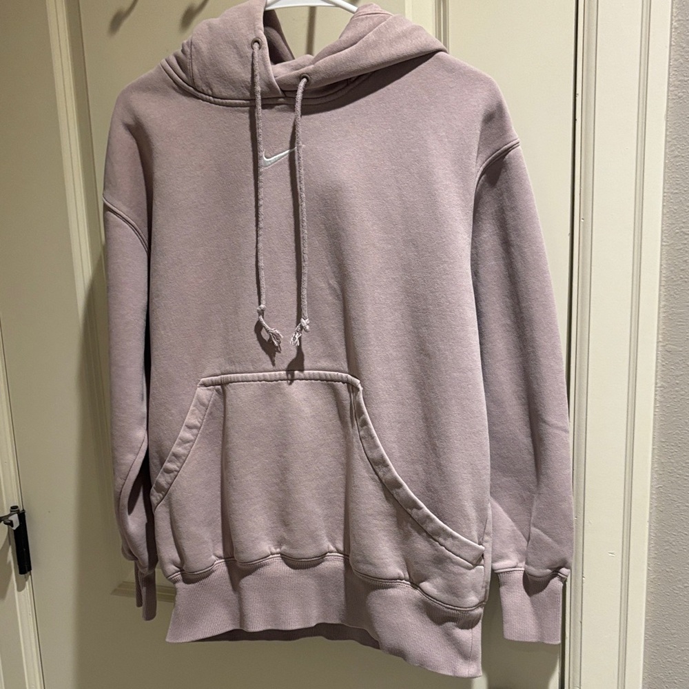 Nike Women's Phoenix Fleece Oversized silt red/sail  Hoodie